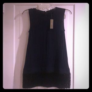 JCrew fringe sleeveless top